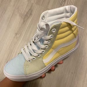 Vans  multicolored high top vans
